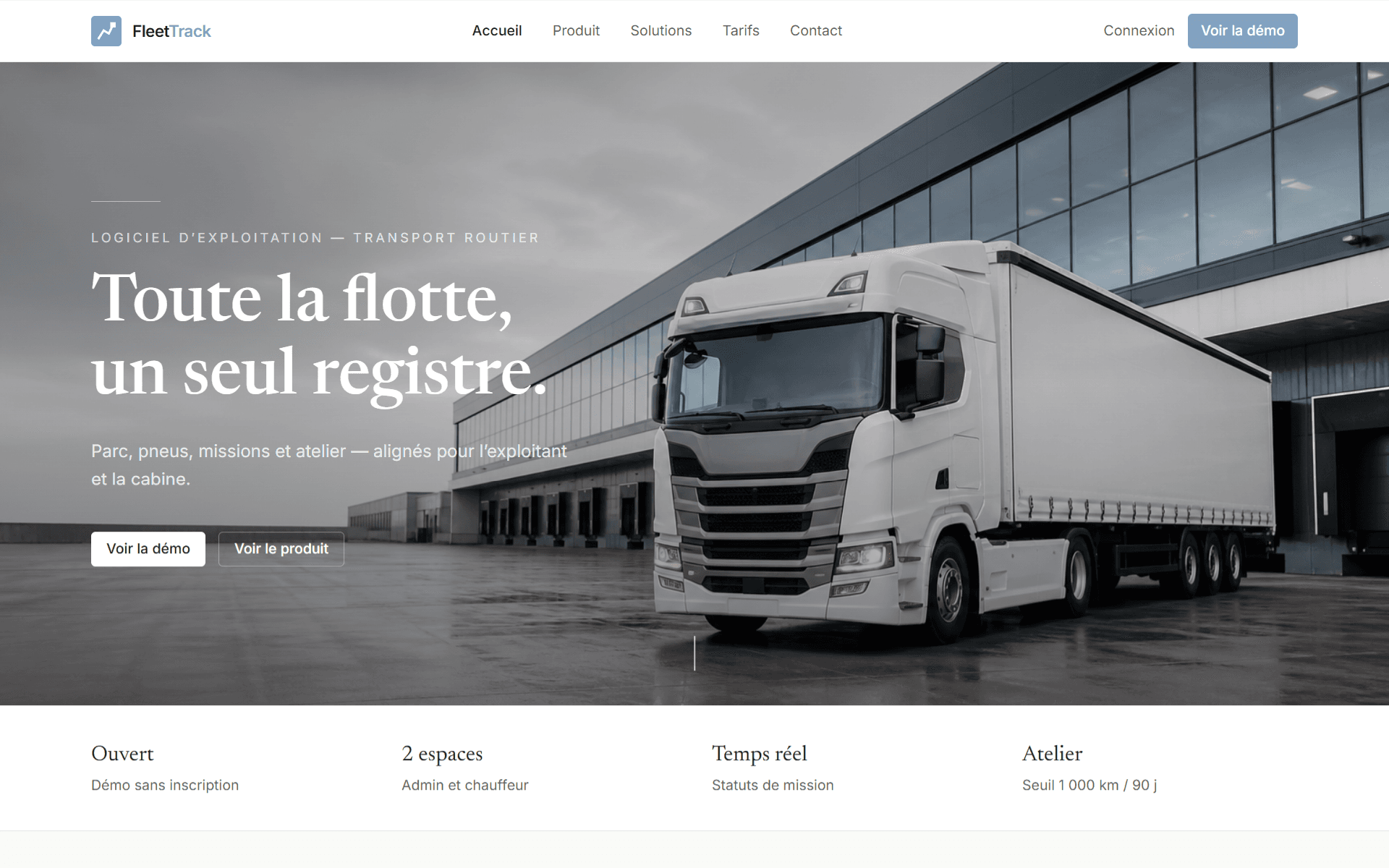 FleetTrack — Fleet operations for carriers